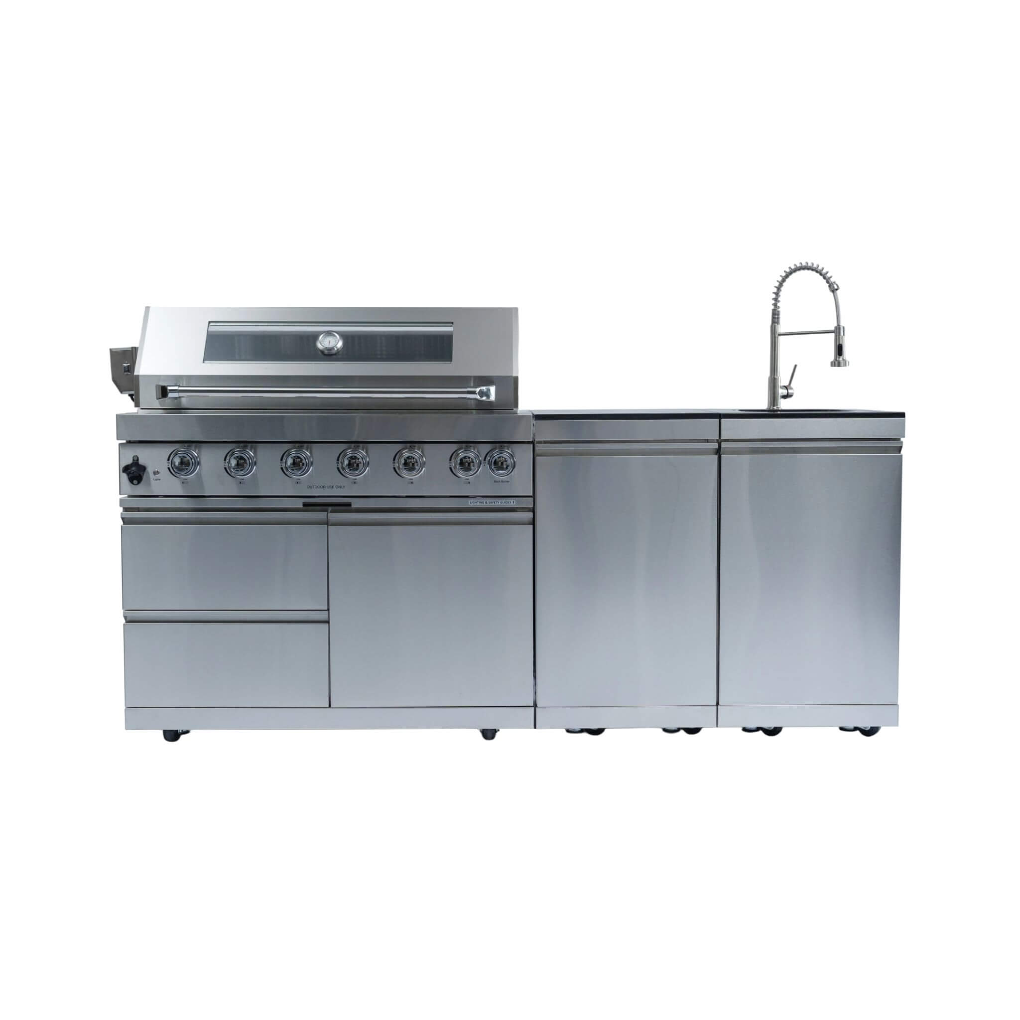 Castelle Flame Outdoor BBQ Kitchen Island