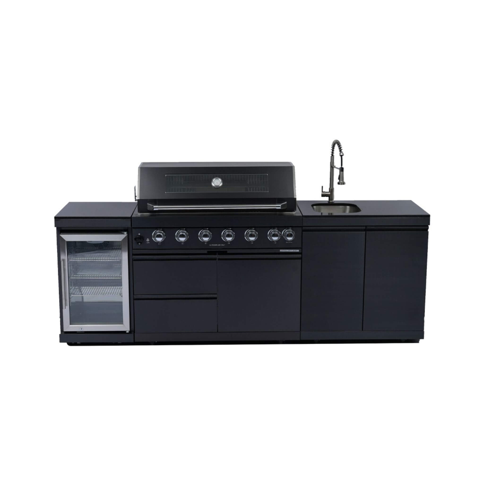 Castelle Flame Stainless Steel Outdoor BBQ Kitchen Island