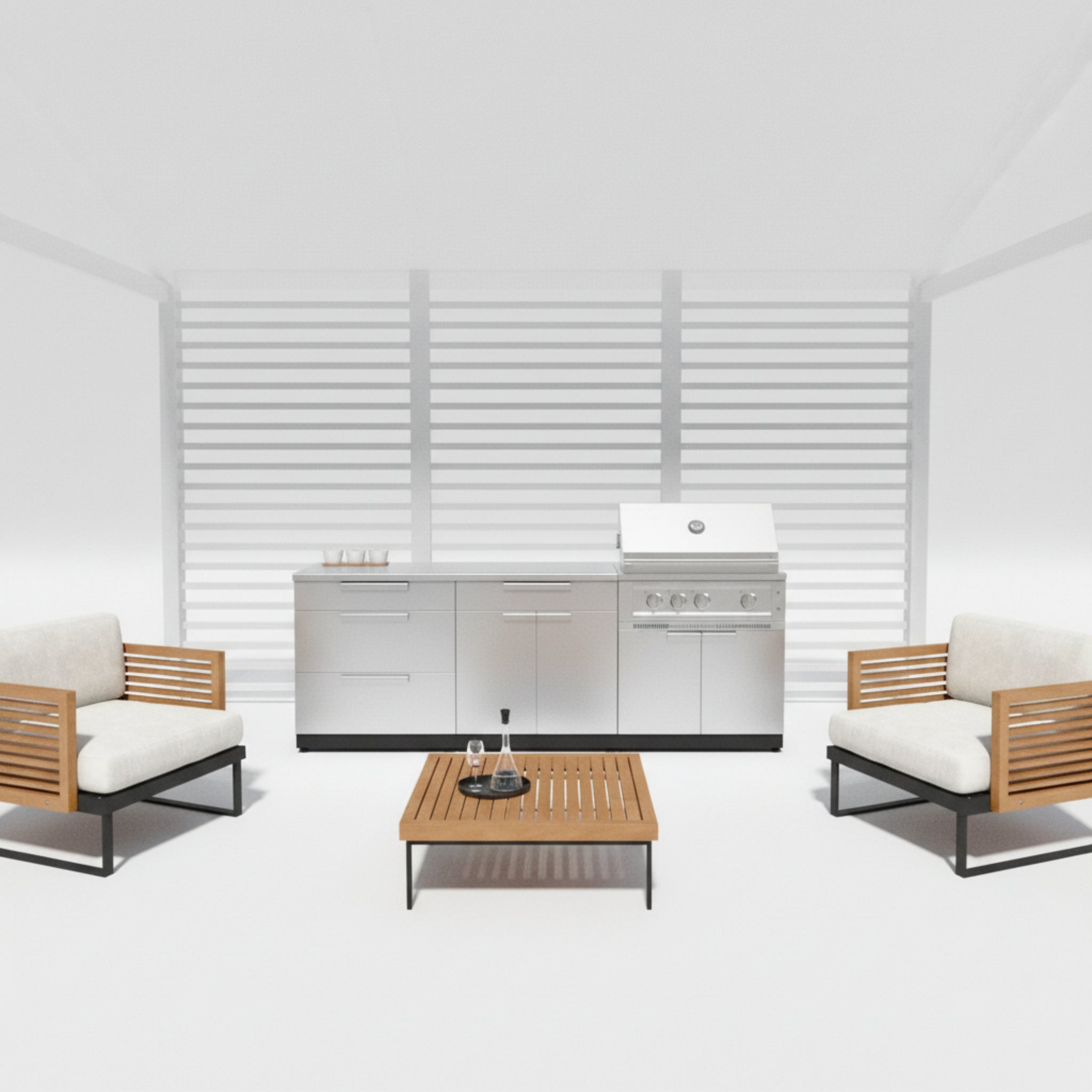 NewAge Outdoor Kitchen Stainless Steel 3 Piece Set
