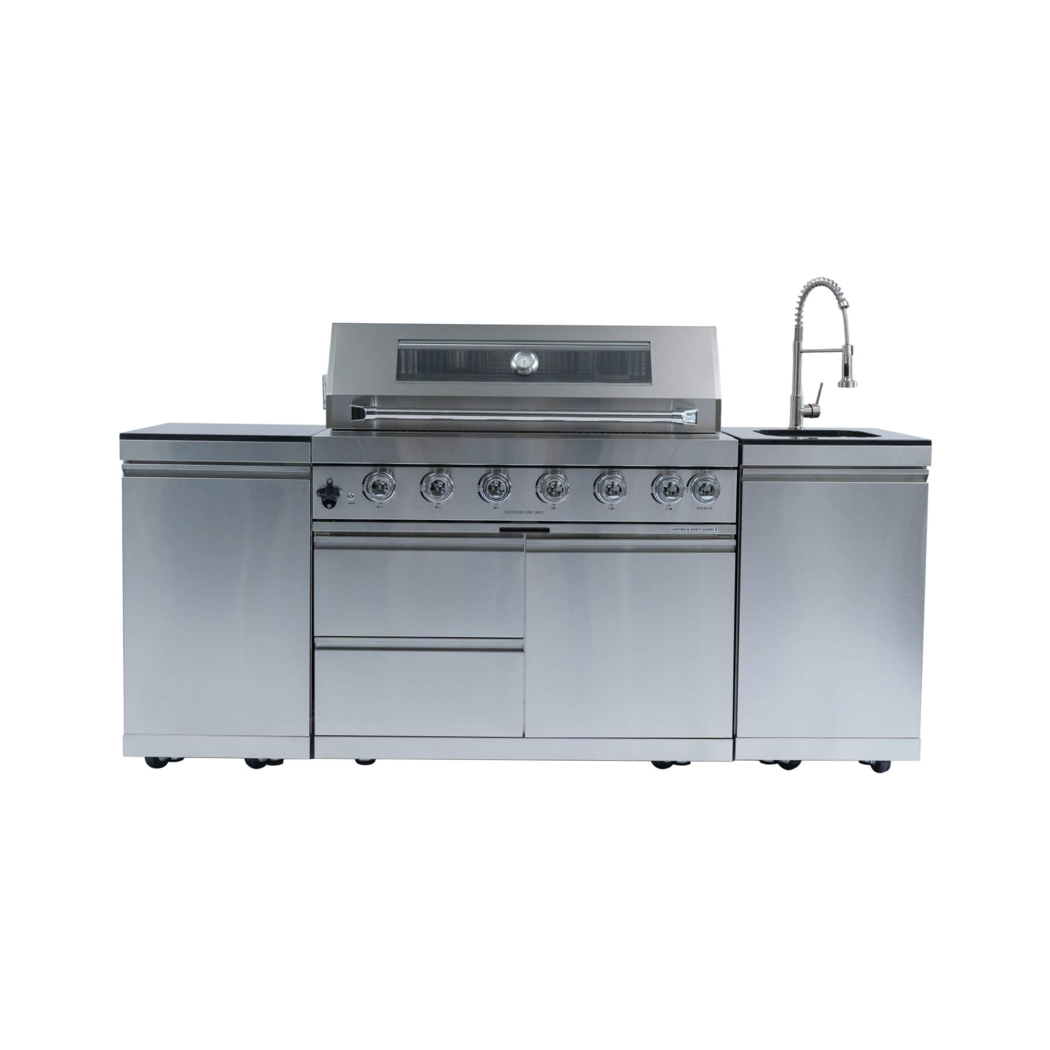 Castelle Flame Outdoor BBQ Kitchen Island