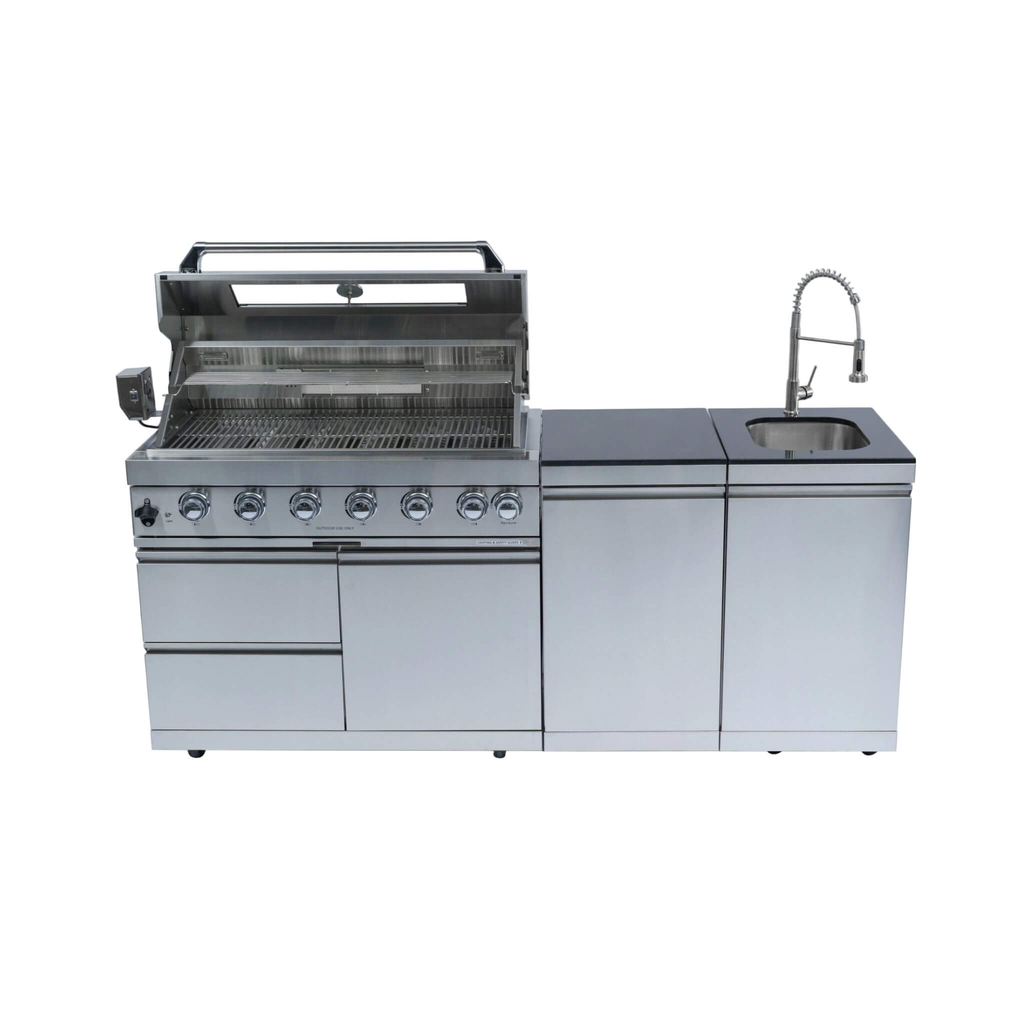 Castelle Flame Outdoor BBQ Kitchen Island